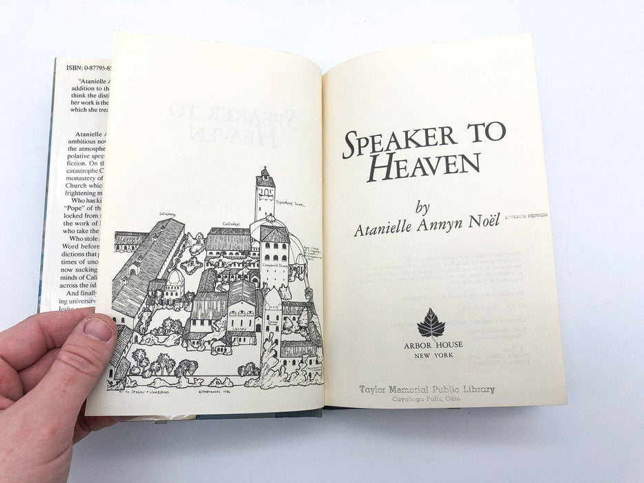 Speaker To Heaven Atanielle Annyn Noel 1987 Arbor House 1st Ed EX Library 8