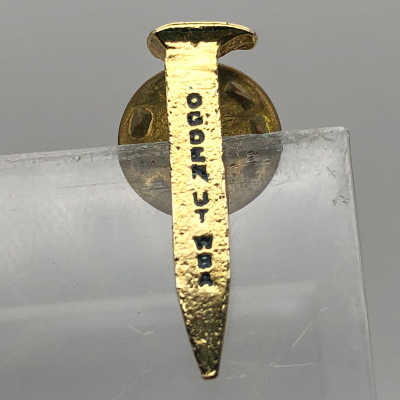 Womens Bowling Association Lapel Pin Ogden Utah WBA Transcontinental Railroad