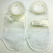 2pk Pond Filter Bag Sock 800 Micron Plastic Ring 3-5/8 x 14 In Mesh Polyester 9