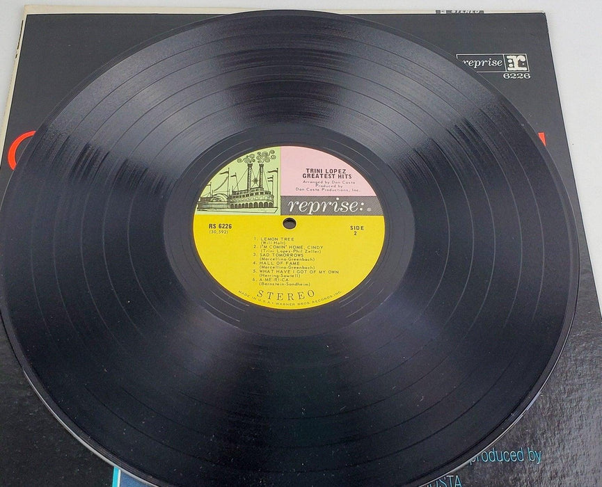 Trini Lopez Greatest Hits! Record 33 RPM LP 6226 Reprise 1966 4