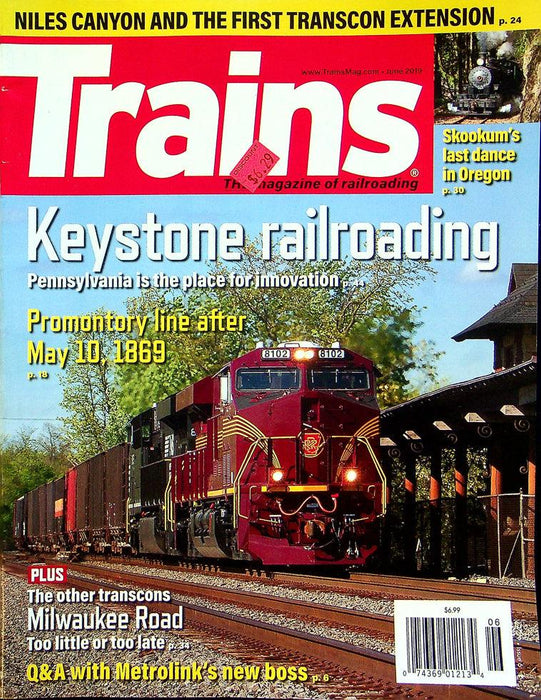 Trains Railroading Magazine June 2019 Vol 79 No 6 Keystone Railroading