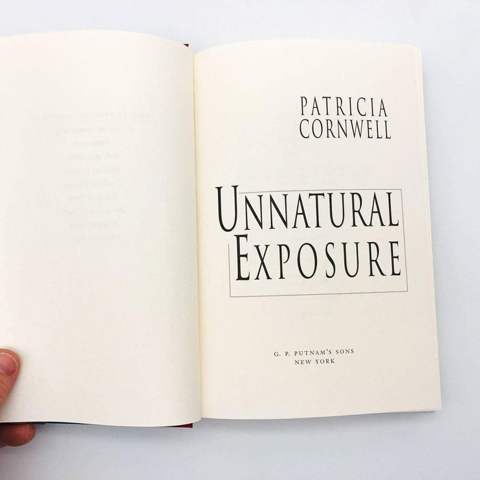 Unnatural Exposure Hardcover Patricia Cornwell 1997 Serial Killer Murders 7