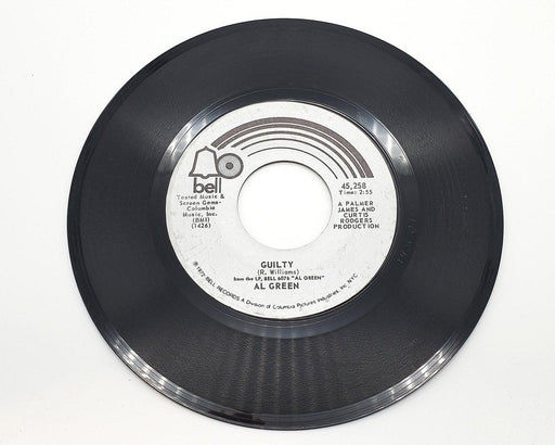Al Green Guilty 45 RPM Single Record Bell Records 1972 45,258 1