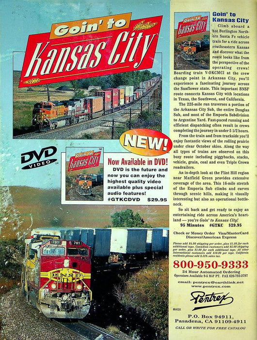 Trains Magazine September 2000 Vol 60 No 9 Photo Spectacular Wings Over The West