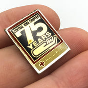 American Red Cross Lapel Pin Central Iowa Chapter 75 Years Service Award 3