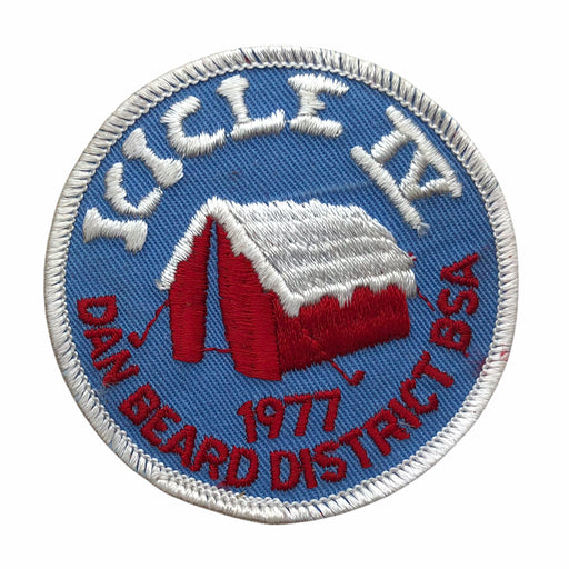 Boy Scouts of America BSA Dan Beard District Patch Insignia Icicle IV Four 1977 1