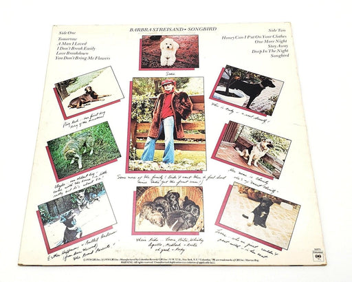 Barbra Streisand Songbird 33 RPM LP Record Columbia 1978 PC 35375 2