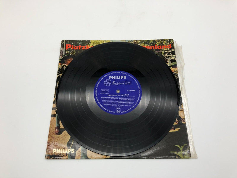 Platzkonzert im Alpenland Record 33 RPM LP P 10 318 R Philips 10" Mini Album 5
