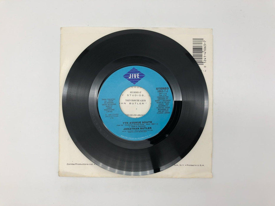 Jonathan Butler Holding On Record 45 RPM Single 1063-7-J Jive 1986 Picture 7" 3