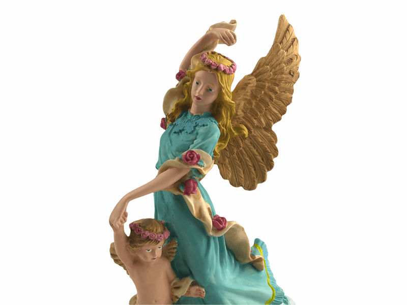 House of Lloyd Figurine Angel Cloud Dancing Christmas Around the World Cherub 3