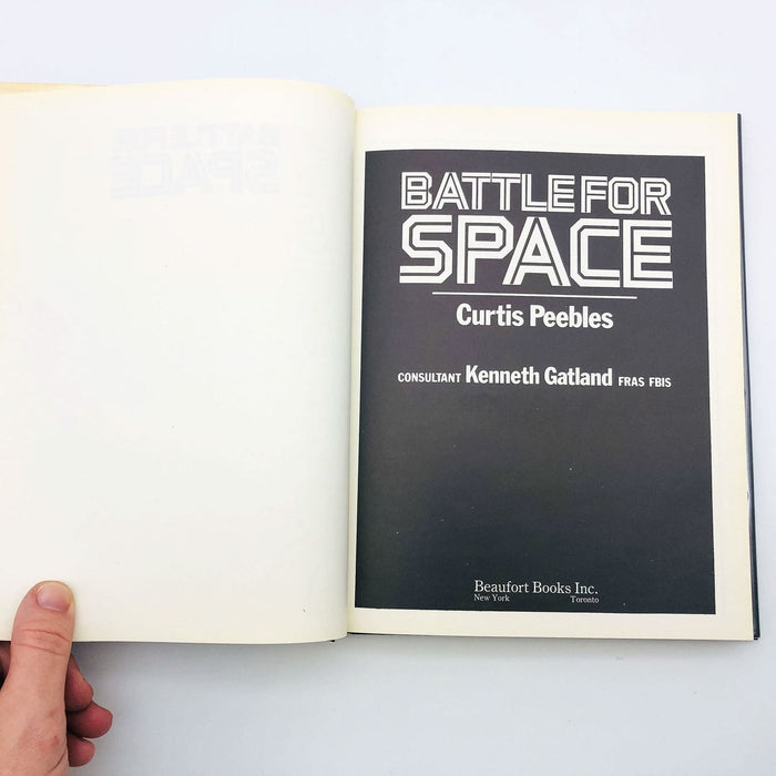 Battle For Space Hardcover Curtis Peebles 1983 1st Edition Unclassified Military 7