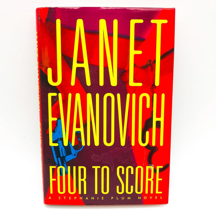 Four To Score Hardcover Janet Evanovich 1998 Female Bounty Hunter Plum 1st Ed 1