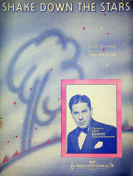 Shake Down The Stars Sheet Music Jimmy Van Heusen Eddie D Lange Vocal Piano 1940 1