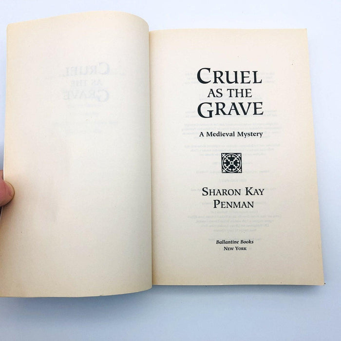 Cruel As The Grave Paperback Sharon Kay Penman 1999 Medieval Mystery Royalty 6