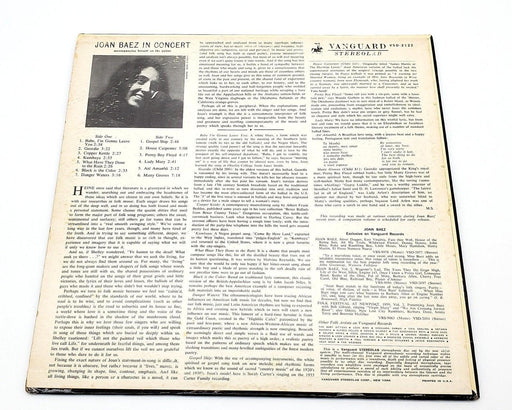 Joan Baez In Concert 33 RPM LP Record Vanguard 1962 VSD-2122 2