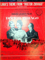 Sheet Music Lara's Theme From Doctor Zhivago Geraldine Chaplin Julie Christie 2