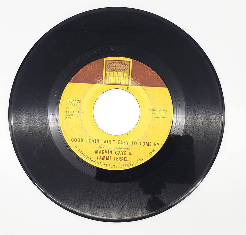 Marvin Gaye & Tammi Terrell Good Lovin' Ain't Easy To Come By 45 Single Record 1