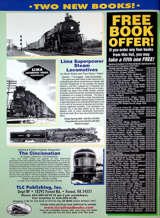 Railfan & Railroad Magazine July 2008 Vol 27 No 7 Railfanning Syracuse