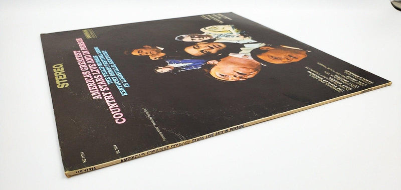 America's Greatest Country Stars Live And In Person 33 RPM LP Record Harmony 3