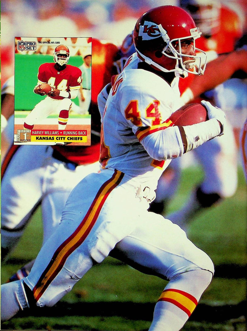 Beckett Football Magazine Feb 1992 # 23 Mark Rypien Harvey Williams Kansas 2 3