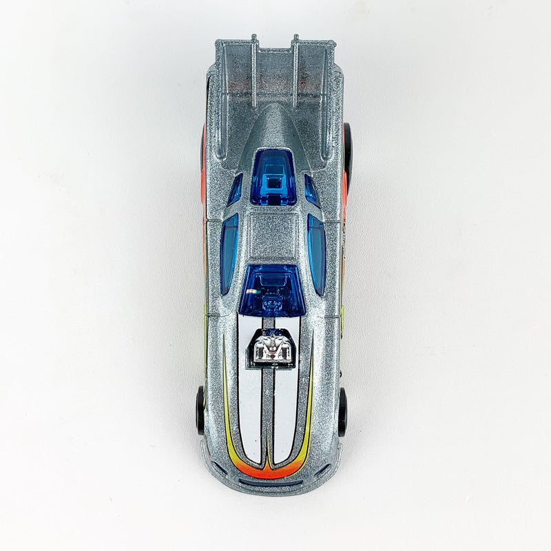 Hot Wheels Ford Mustang HW Drag Racer Silver Blue Hladek Malaysia 2010 Diecast 6