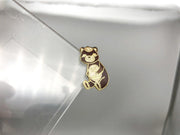 Huggy Bear Lapel Pin Pinback Medford Oregon State Stuffed Brown Enamel Vintage 3
