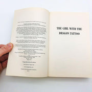 The Girl With The Dragon Tattoo Stieg Larsson Paperback 2005 Book 1 Millennium 7