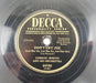 Gordon Jenkins Don't Cry Joe / Perhaps 78 RPM Single Record Decca 1949 3