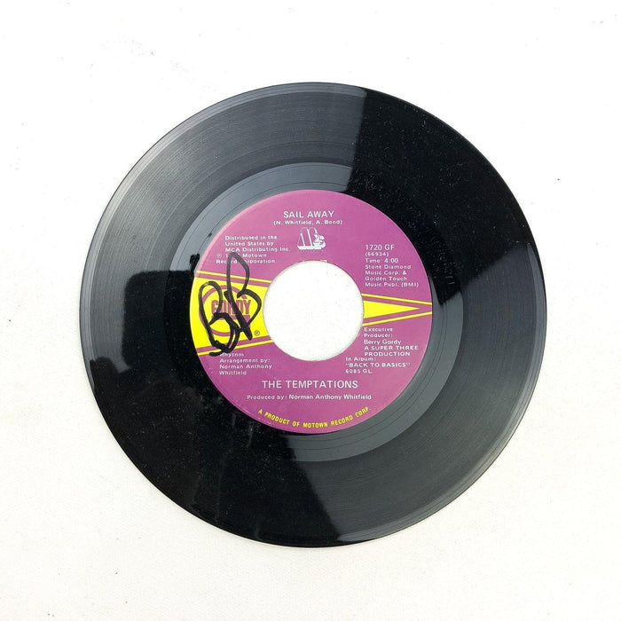 The Temptations Sail Away / Isn't The Night Fantastic 45 RPM 7" Single 1983 2