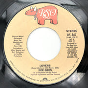 Bee Gees Boogie Child / Lovers Record 45 RPM Single RS-867 RSO 1976 4