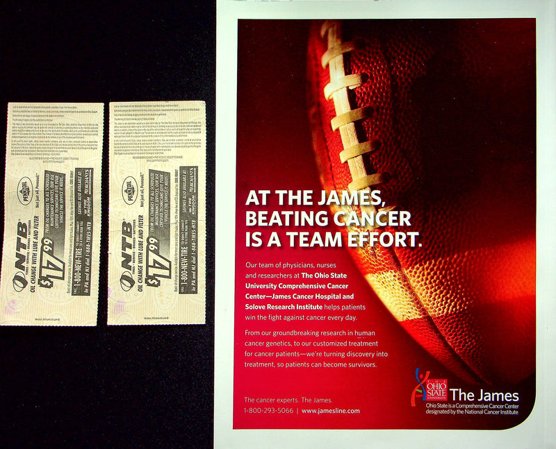 OSU Buckeye Football Program Sep 20 2008 Vs. Troy Trojans PLUS 2 Gameday Tickets