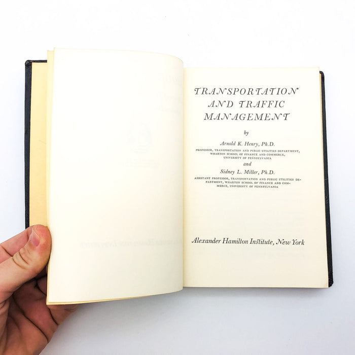 Modern Business Transportation Traffic Management Alexander Hamilton Instit 1962 7