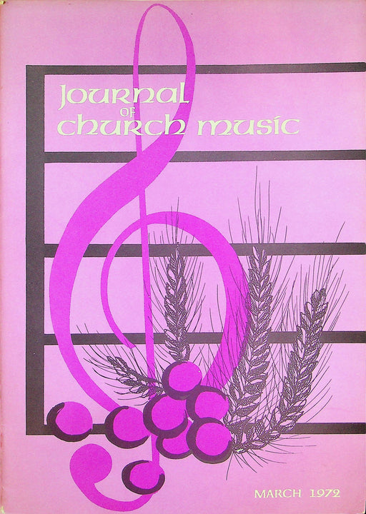 Journal of Church Music Magazine Mar 1972 Choir Recruitment in Changing Church 1