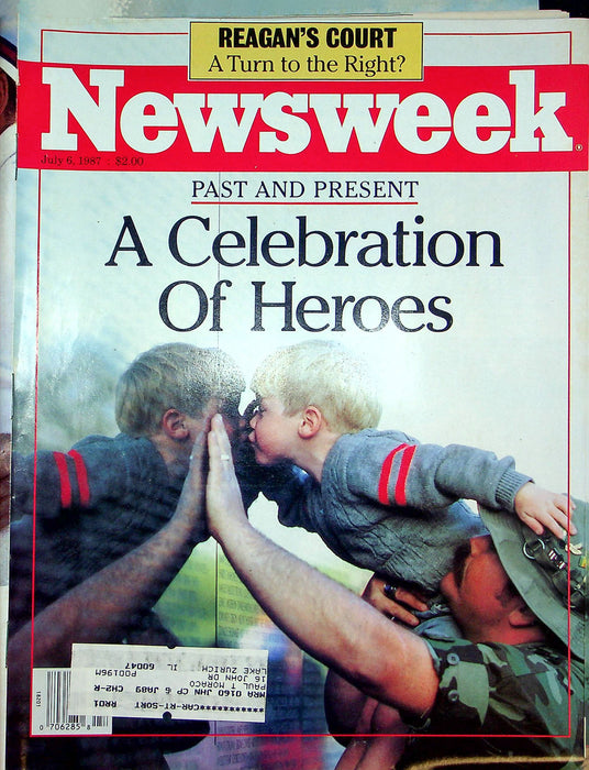 Newsweek Magazine July 6 1987 Vietnam War Washington DC Memorial Rememberance