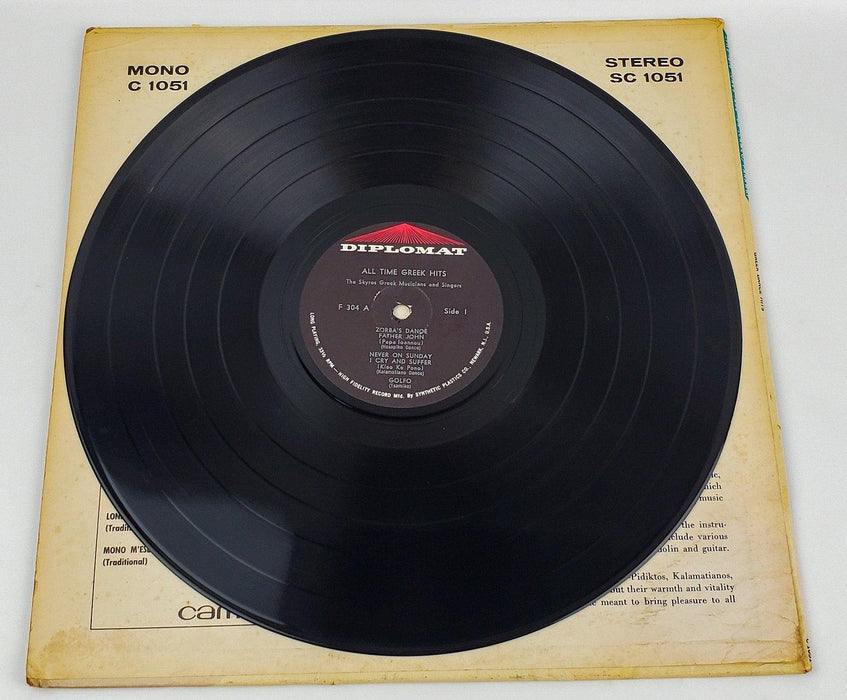 Dimitri Spyros Greek - All Time Hits! Record LP C 1051 Cameo 1963 4