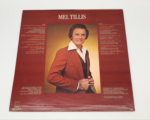 The Very Best Of Mel Tillis LP Record MCA Records 1981 MCA-3274 2