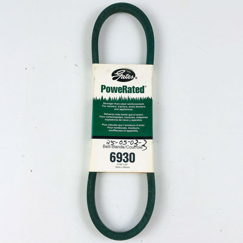 Gates Powerated 6930 21/32 x 30 Lawn Mower V Belt New Old Stock NOS