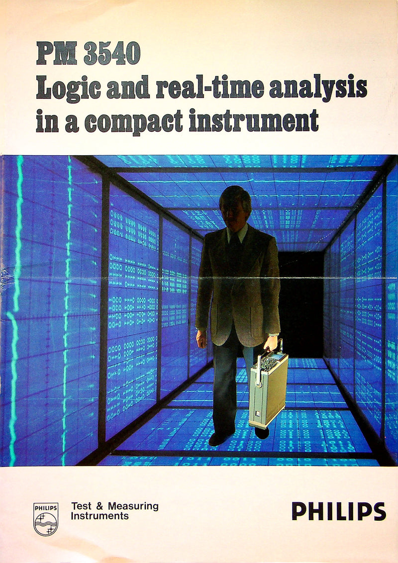 Philips PM Line Oscilliscope Brochures PM 3263, 3212, 3540 & More Lot of 4