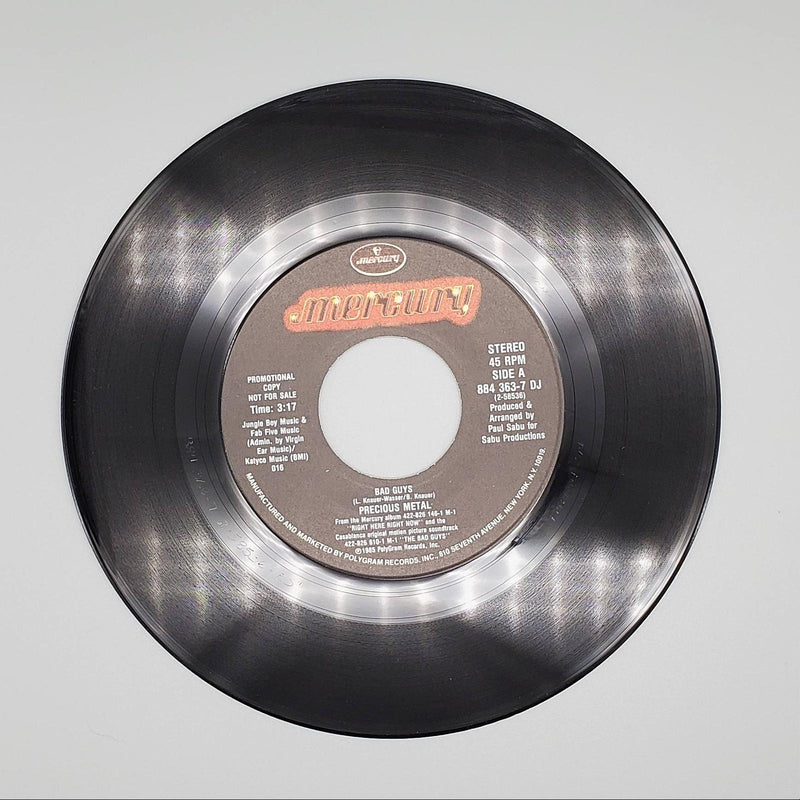 Precious Metal Bad Guys Single Record Mercury 1985 884 363-7 DJ PROMO 1