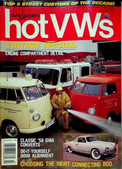 Dune Buggies and Hot VWs Magazine July 1989 Vol 22 # 7 Engine Compartment Detail