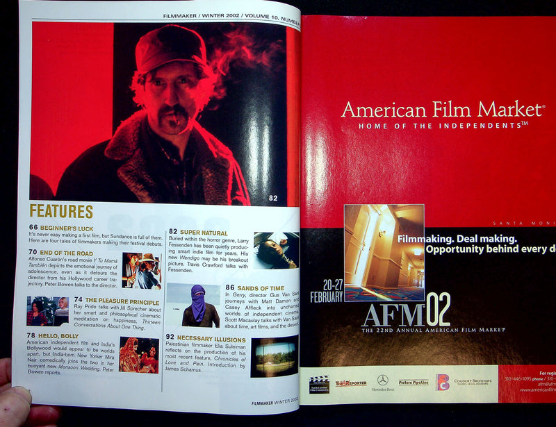 Filmmaker Magazine Winter 2002 India Bollywood Mira Nair Monsoon Wedding