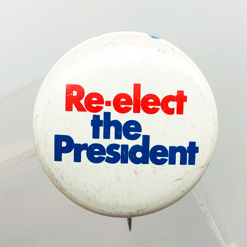 Re-Elect The President Button Pin 1" Committee For Richard Nixon Campaign 6