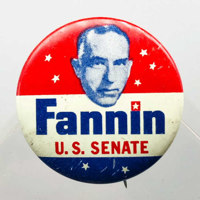 Fannin U.S. Senate Button Pin 1" Political Campaign Paul Arizona Republican 4