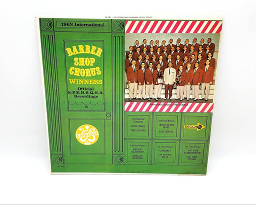 1963 International Barbershop Chorus Winners 33 RPM LP Record Decca DL 4403 1