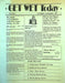 Get Wet Today Inc Newsletter Mar-June '91 & Oct/Nov '92 4