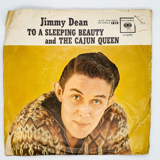 Jimmy Dean To A Sleeping Beauty Record 45 RPM Single Columbia 1962 1