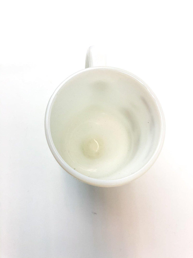 Beach City High School 1927 Bicentennial Footed Milk Glass Coffee Mug Pedestal 2