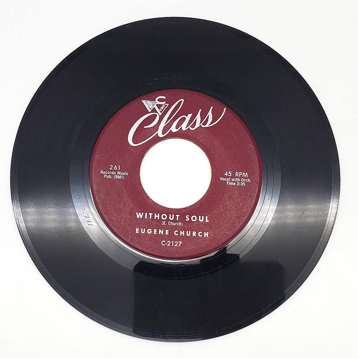 Eugene Church Without Soul / Jack Of All Trades 45 RPM Single Record Class 1959 1