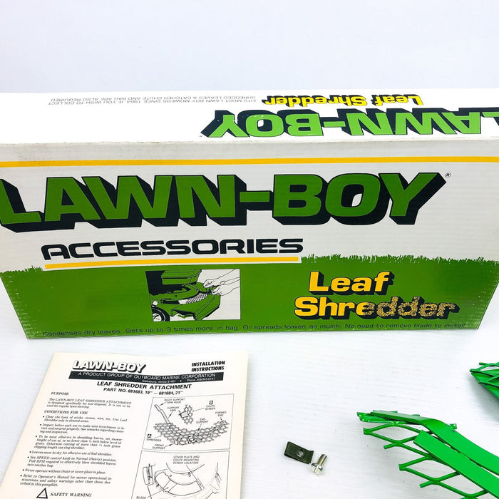 Lawn-Boy 681683 Leaf Shredder Attachment for 19" Lawn Mower New Old Stock NOS 4