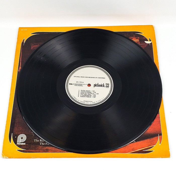 Original Music Box Melodies of Christmas Record 33 RPM LP SPC-1014 Pickwick 1970 3